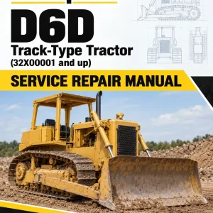 Caterpillar CAT D6D Track-Type Tractor Service Repair Manual (32X00001 and up)
