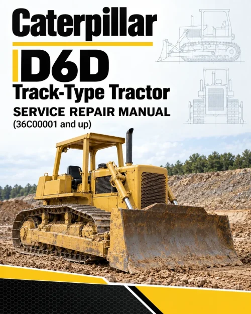 Caterpillar CAT D6D Track-Type Tractor Service Repair Manual (36C00001 and up)