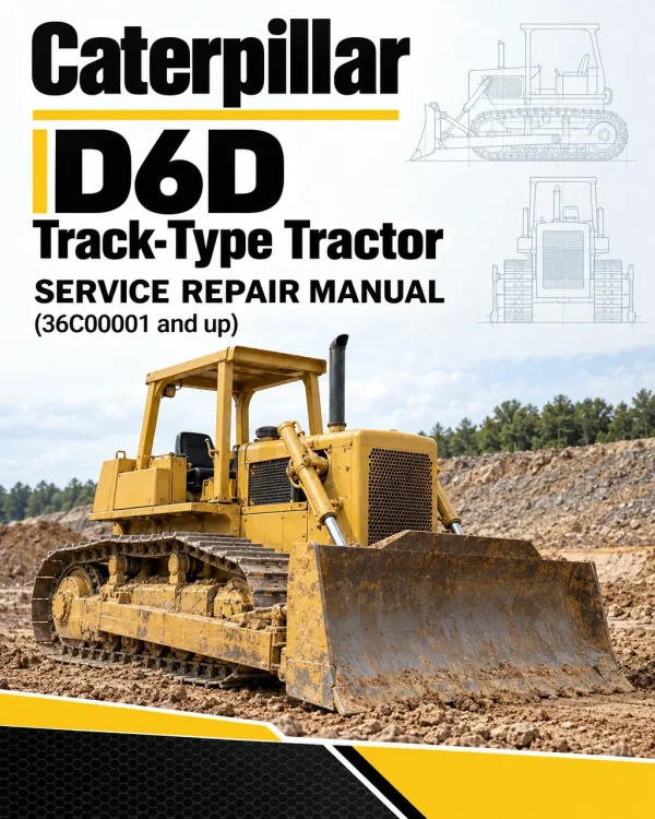Caterpillar CAT D6D Track-Type Tractor Service Repair Manual (36C00001 and up)