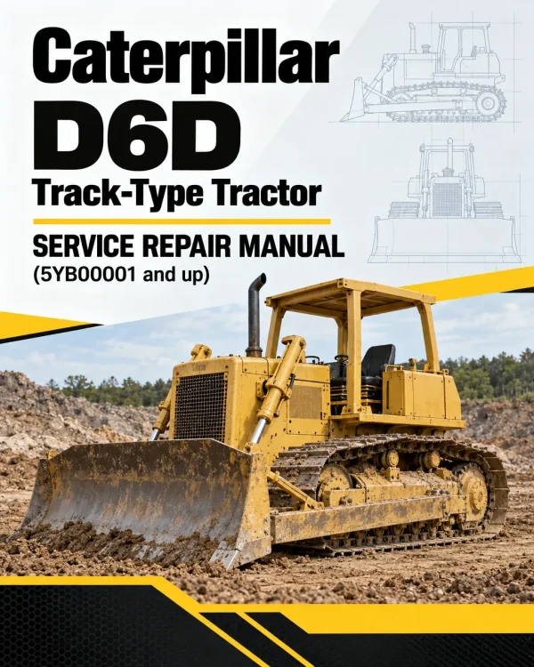 Caterpillar CAT D6D Track-Type Tractor Service Repair Manual (5YB00001 and up)