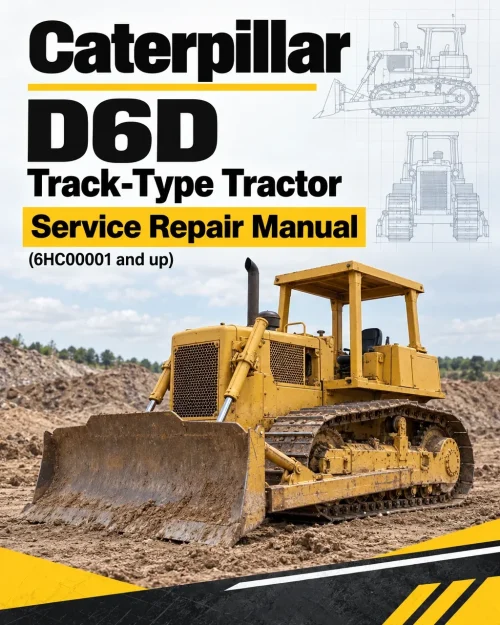 Caterpillar CAT D6D Track-Type Tractor Service Repair Manual (6HC00001 and up)