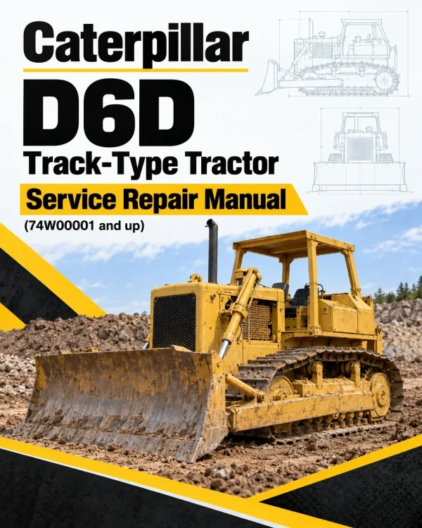 Caterpillar CAT D6D Track-Type Tractor Service Repair Manual (74W00001 and up) Caterpillar CAT D6D Track-Type Tractor Service Repair Manual (74W00001 and up)