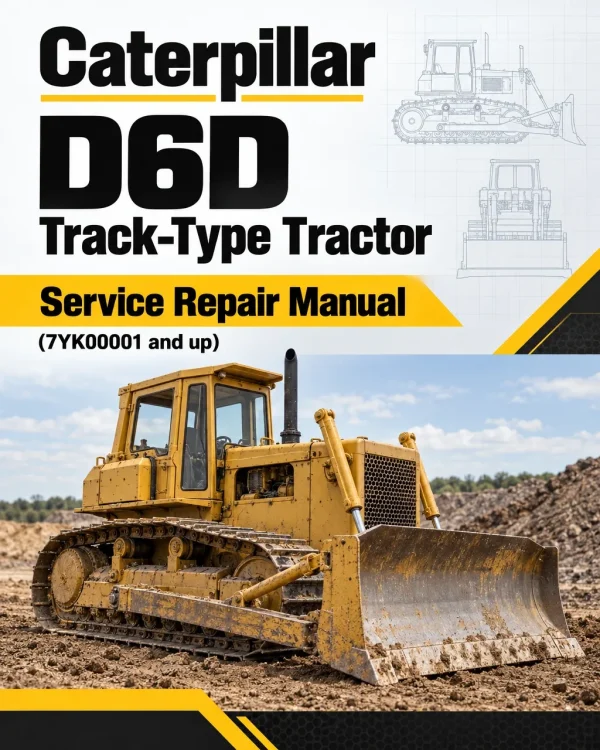 Caterpillar CAT D6D Track-Type Tractor Service Repair Manual (7YK00001 and up) Caterpillar CAT D6D Track-Type Tractor Service Repair Manual (7YK00001 and up)