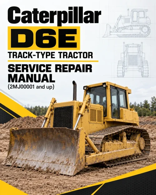 Caterpillar CAT D6E Track-Type Tractor Service Repair Manual (2MJ00001 and up)