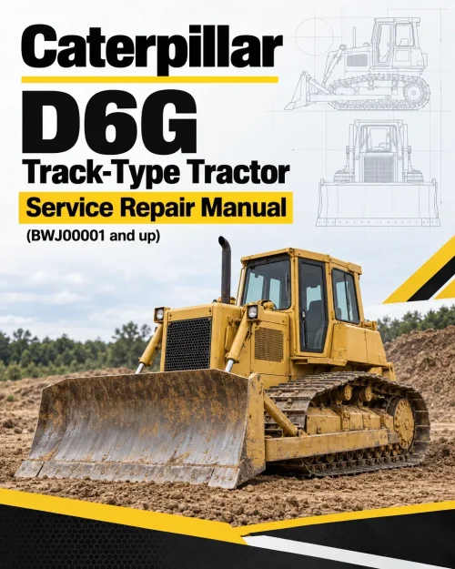 Caterpillar CAT D6G Track-Type Tractor Service Repair Manual (BWJ00001 and up)