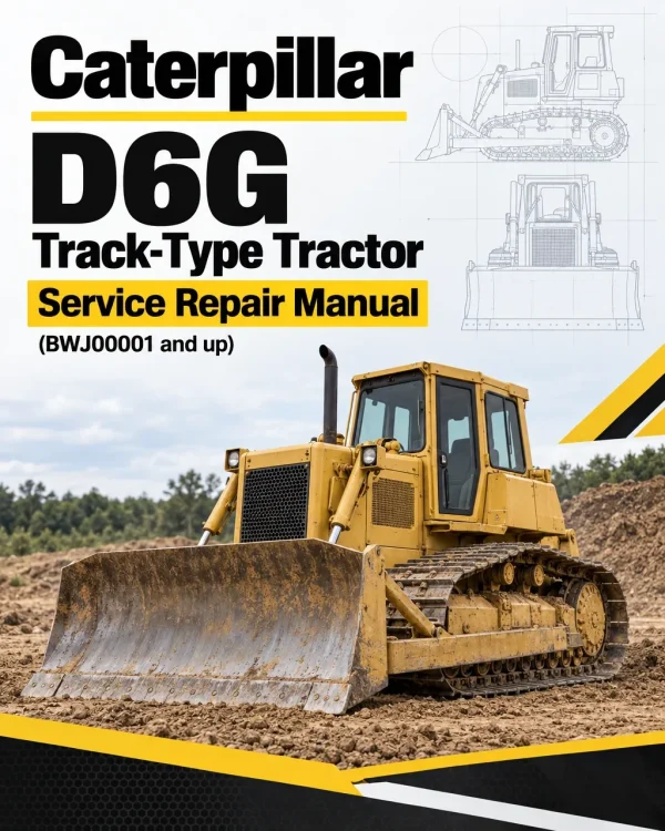 Caterpillar CAT D6G Track-Type Tractor Service Repair Manual (BWJ00001 and up) Caterpillar CAT D6G Track-Type Tractor Service Repair Manual (BWJ00001 and up)