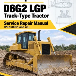 Caterpillar CAT D6G2 LGP Track-Type Tractor Service Repair Manual (P6X00001 and up)