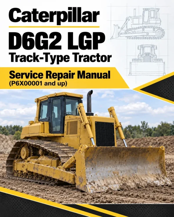 Caterpillar CAT D6G2 LGP Track-Type Tractor Service Repair Manual (P6X00001 and up) Caterpillar CAT D6G2 LGP Track-Type Tractor Service Repair Manual (P6X00001 and up)