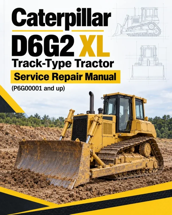 Caterpillar CAT D6G2 XL Track-Type Tractor Service Repair Manual (P6G00001 and up)