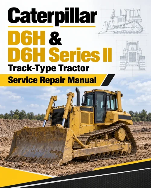 Caterpillar CAT D6H & D6H Series II Track-Type Tractor Service Repair Manual (1KD00001 and up)
