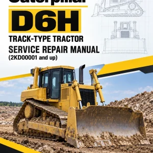 Caterpillar CAT D6H Track-Type Tractor Service Repair Manual (2KD00001 and up)