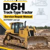 Caterpillar CAT D6H Track-Type Tractor Service Repair Manual (6CF00001 and up)