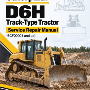 Caterpillar CAT D6H Track-Type Tractor Service Repair Manual (6CF00001 and up)