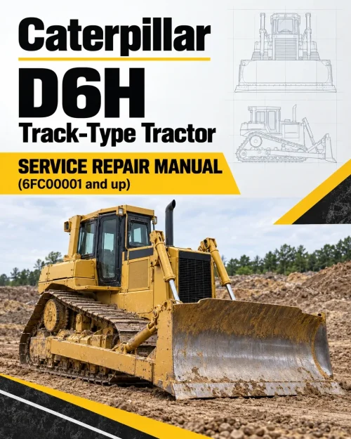 Caterpillar CAT D6H Track-Type Tractor Service Repair Manual (6FC00001 and up)