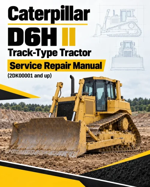 Caterpillar CAT D6H II Track-Type Tractor Service Repair Manual (2DK00001 and up)