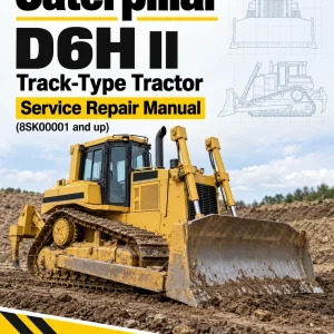 Caterpillar CAT D6H II Track-Type Tractor Service Repair Manual (8SK00001 and up)