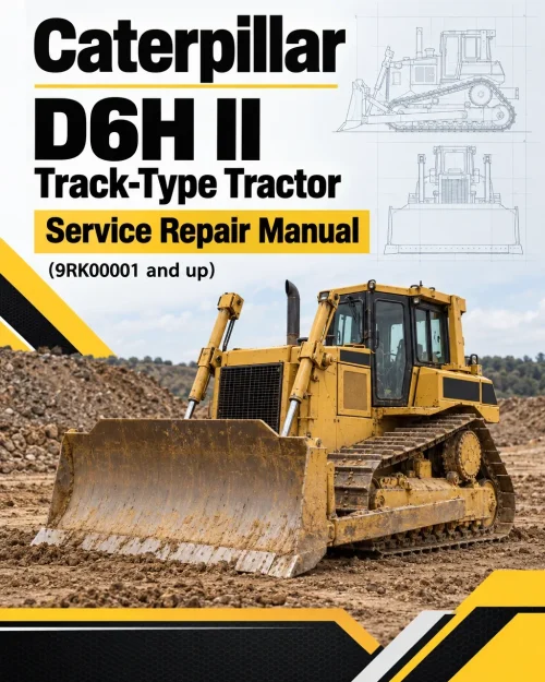 Caterpillar CAT D6H II Track-Type Tractor Service Repair Manual (9RK00001 and up)