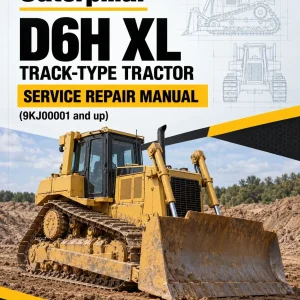 Caterpillar CAT D6H XL Track-Type Tractor Service Repair Manual (9KJ00001 and up)