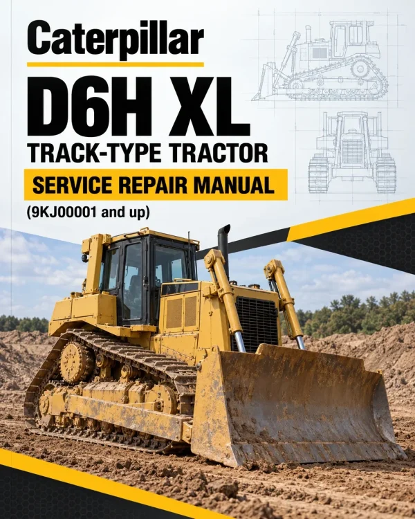 Caterpillar CAT D6H XL Track-Type Tractor Service Repair Manual (9KJ00001 and up)