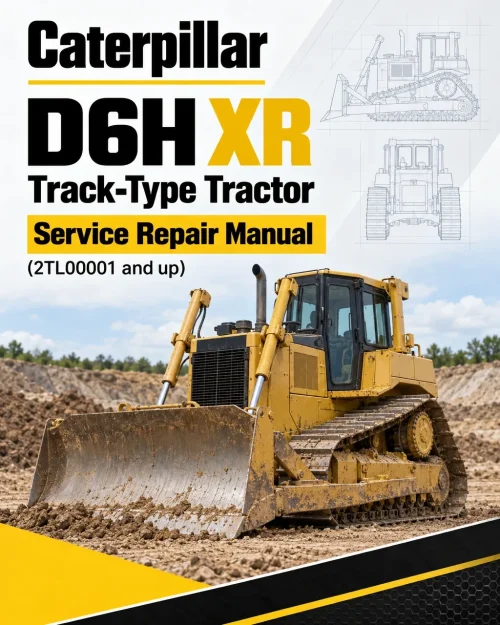Caterpillar CAT D6H XR Track-Type Tractor Service Repair Manual (2TL00001 and up)