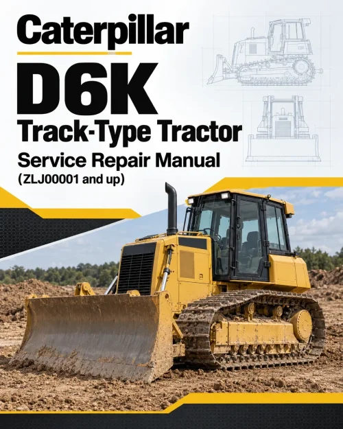 Caterpillar CAT D6K Track-Type Tractor Service Repair Manual (ZLJ00001 and up)