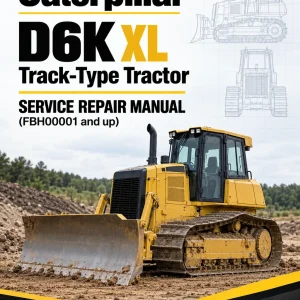 Caterpillar CAT D6K XL Track-Type Tractor Service Repair Manual (FBH00001 and up)