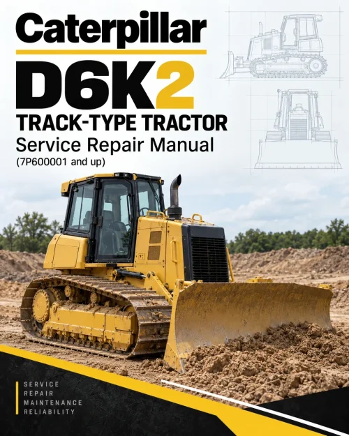 Caterpillar CAT D6K2 Track-Type Tractor Service Repair Manual (7P600001 and up)