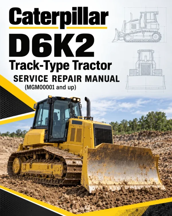 Caterpillar CAT D6K2 Track-Type Tractor Service Repair Manual (MGM00001 and up) Caterpillar CAT D6K2 Track-Type Tractor Service Repair Manual (MGM00001 and up)
