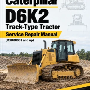 Caterpillar CAT D6K2 Track-Type Tractor Service Repair Manual (MXK00001 and up)