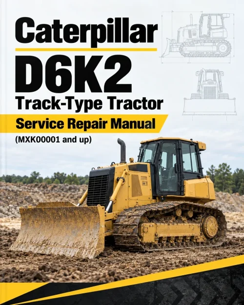 Caterpillar CAT D6K2 Track-Type Tractor Service Repair Manual (MXK00001 and up)
