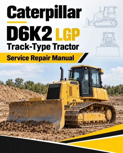 Caterpillar CAT D6K2 LGP Track-Type Tractor Service Repair Manual (JTR00001 and up)