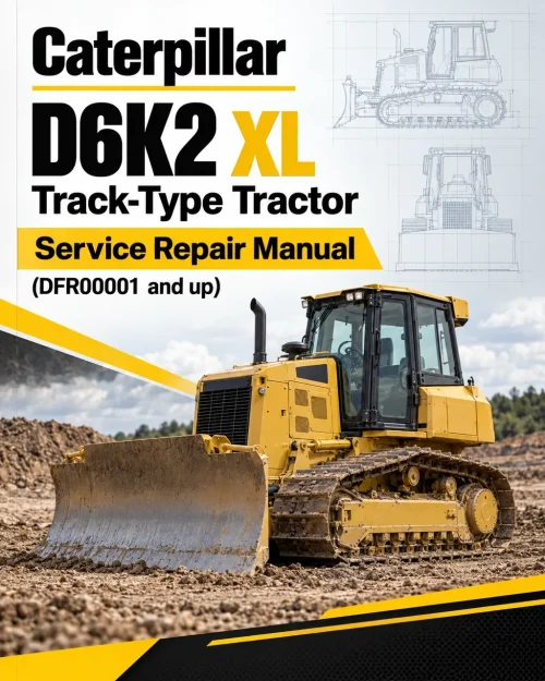 Caterpillar CAT D6K2 XL Track-Type Tractor Service Repair Manual (DFR00001 and up)