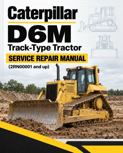 Caterpillar CAT D6M Track-Type Tractor Service Repair Manual (2RN00001 and up)