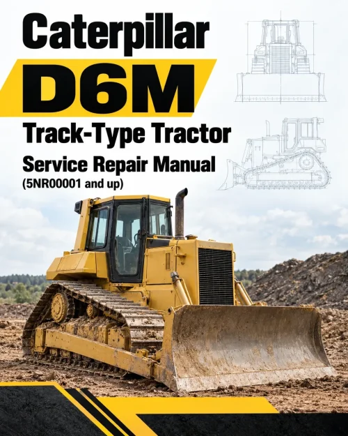 Caterpillar CAT D6M Track-Type Tractor Service Repair Manual (5NR00001 and up)