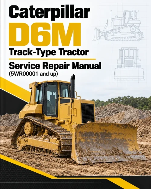 Caterpillar CAT D6M Track-Type Tractor Service Repair Manual (5WR00001 and up)