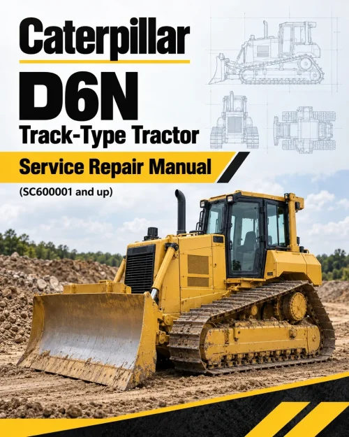 Caterpillar CAT D6N OEM Track-Type Tractor Service Repair Manual (SC600001 and up) Caterpillar CAT D6N OEM Track-Type Tractor Service Repair Manual (SC600001 and up)