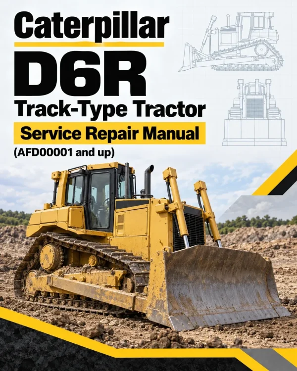 Caterpillar CAT D6R Track-Type Tractor Service Repair Manual (AFD00001 and up)