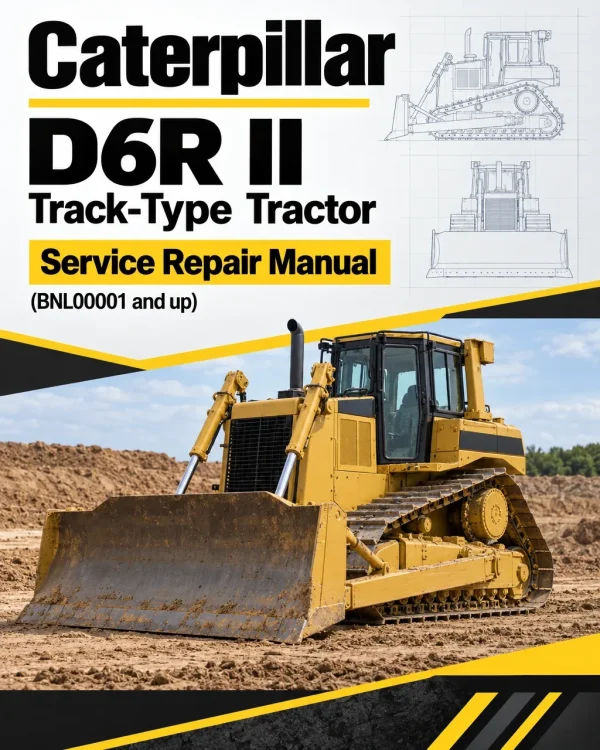 Caterpillar CAT D6R II Track-Type Tractor Service Repair Manual (BNL00001 and up)