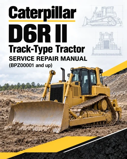 Caterpillar CAT D6R II Track-Type Tractor Service Repair Manual (BPZ00001 and up) Caterpillar CAT D6R II Track-Type Tractor Service Repair Manual (BPZ00001 and up)