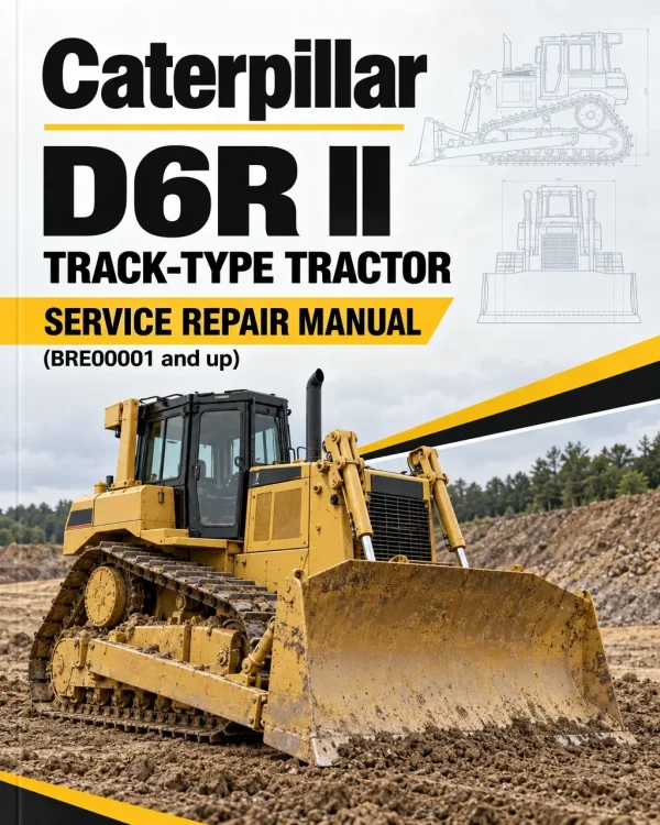 Caterpillar CAT D6R II Track-Type Tractor Service Repair Manual (BRE00001 and up)