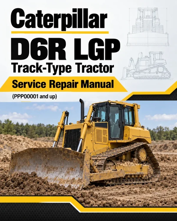 Caterpillar CAT D6R LGP Track-Type Tractor Service Repair Manual (PPP00001 and up)