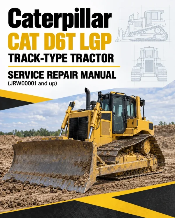 Caterpillar CAT D6T LGP Track-Type Tractor Service Repair Manual (JRW00001 and up) Caterpillar CAT D6T LGP Track-Type Tractor Service Repair Manual (JRW00001 and up)