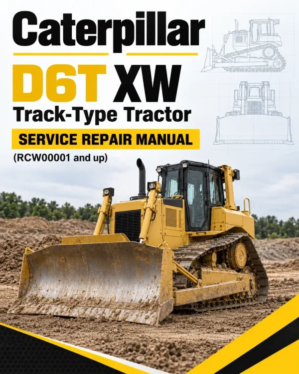 Caterpillar CAT D6T XW Track-Type Tractor Service Repair Manual (RCW00001 and up) Caterpillar CAT D6T XW Track-Type Tractor Service Repair Manual (RCW00001 and up)