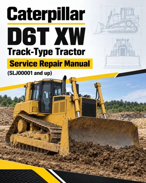Caterpillar CAT D6T XW Track-Type Tractor Service Repair Manual (SLJ00001 and up)