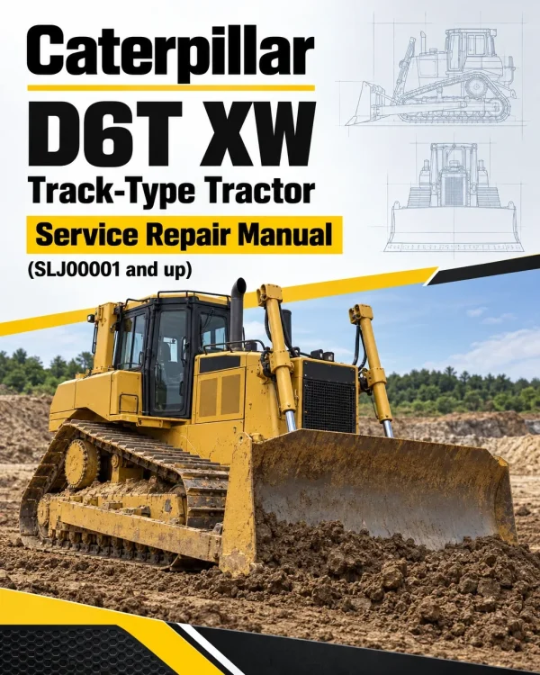 Caterpillar CAT D6T XW Track-Type Tractor Service Repair Manual (SLJ00001 and up)