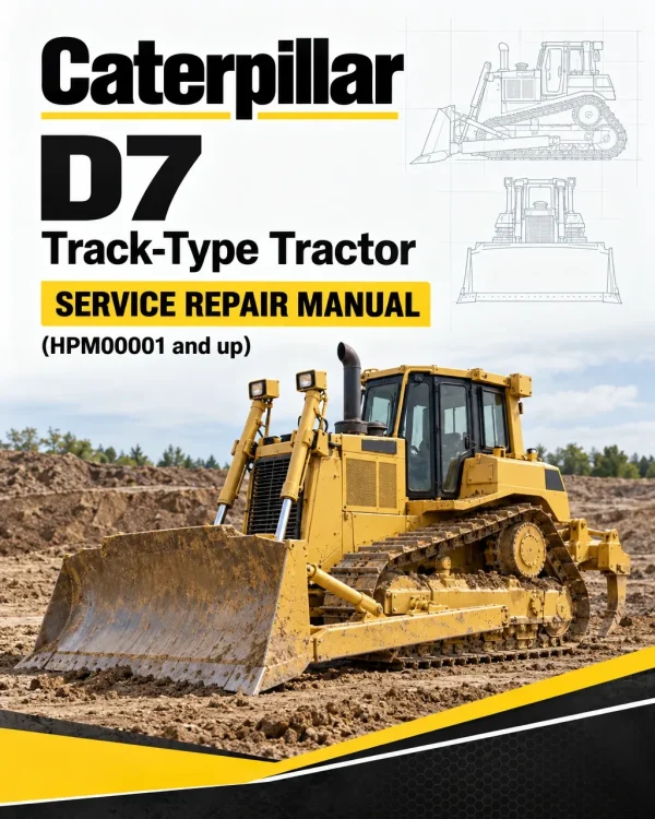 Caterpillar CAT D7 Track-Type Tractor Service Repair Manual (HPM00001 and up)