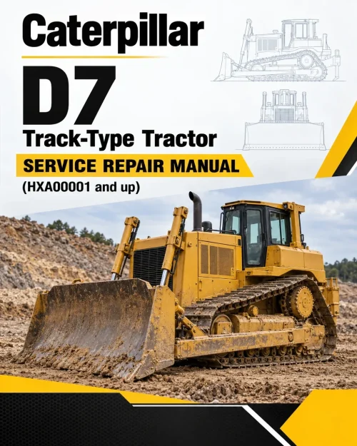 Caterpillar CAT D7 Track-Type Tractor Service Repair Manual (HXA00001 and up)