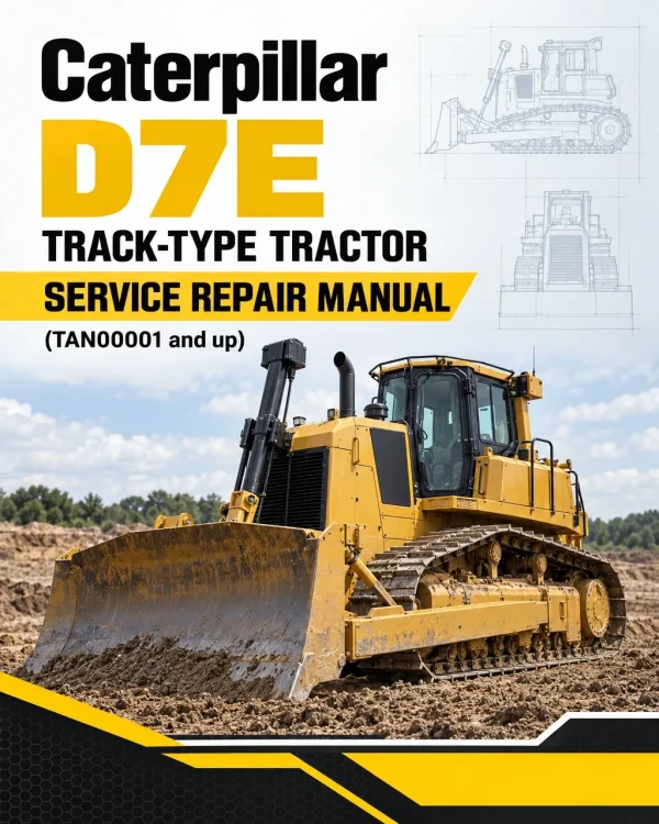 Caterpillar CAT D7E Track-Type Tractor Service Repair Manual (TAN00001 and up)