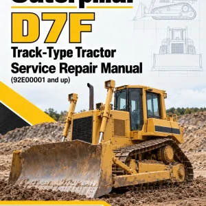 Caterpillar CAT D7F Track-Type Tractor Service Repair Manual (92E00001 and up)