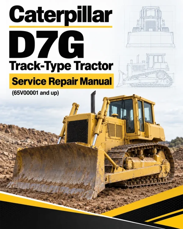 Caterpillar CAT D7G Track-Type Tractor Service Repair Manual (65V00001 and up)